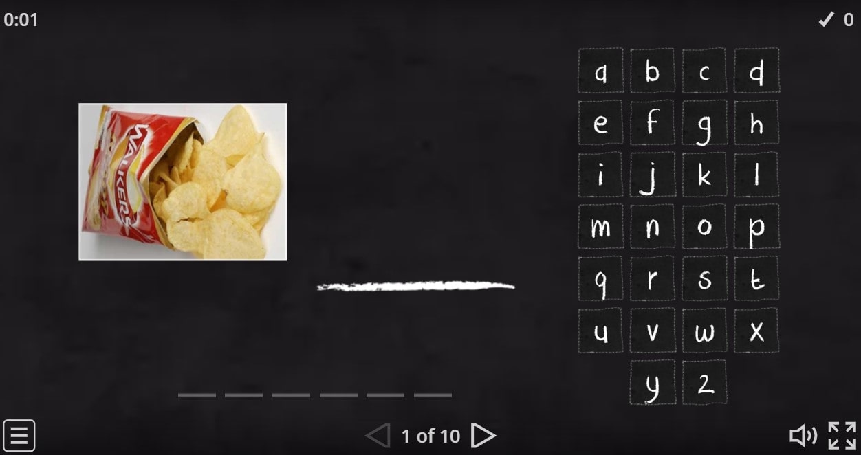 7.6 Celebrations - Party Needs (Hangman)